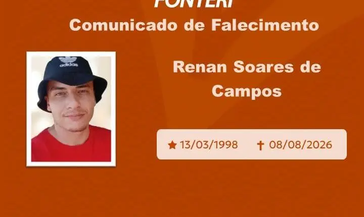 Com pesar, nos despedimos de Renan Soares de Campos