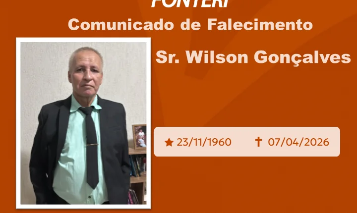 Com pesar, nos despedimos do Sr. Wilson Gonçalves. 