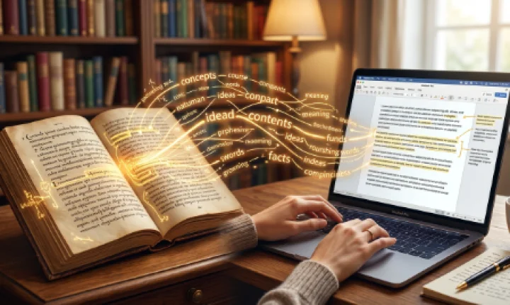 Como reescrever um texto online sem alterar o significado original