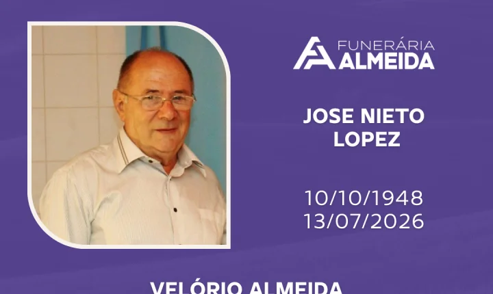 COMUNICAMOS O FALECIMENTO DO SR. JOSE NIETO LOPEZ
