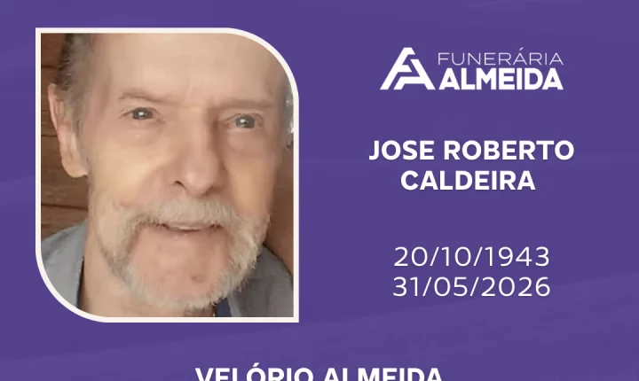 COMUNICAMOS O FALECIMENTO DO SR.JOSE ROBERTO CALDEIRA