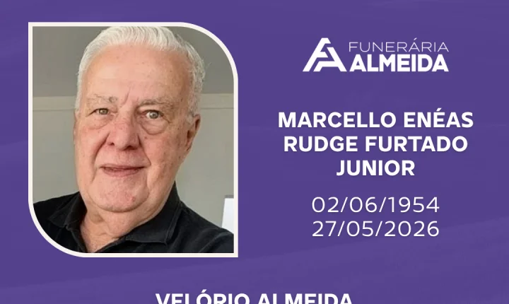 Comunicamos o Falecimento do Sr. MARCELLO ENÉAS RUDGE FURTADO JUNIOR