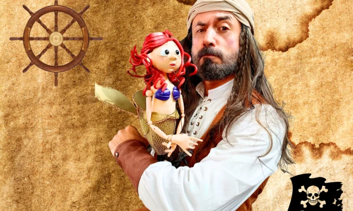 ‘Contos de Piratas – A Pequena Sereia’ encerra temporada no Museu do Boneco neste final de semana
