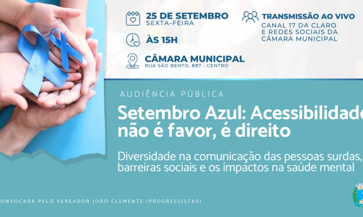 Audiência pública em Araraquara vai debater os desafios da comunidade surda