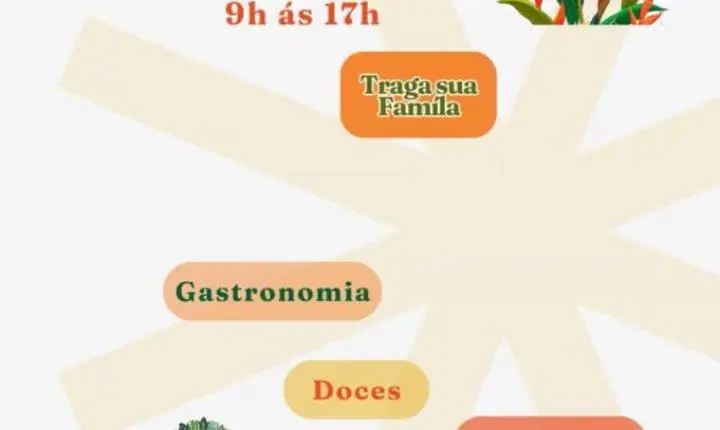 Feira do Botânico promete lazer e cultura neste domingo (26)