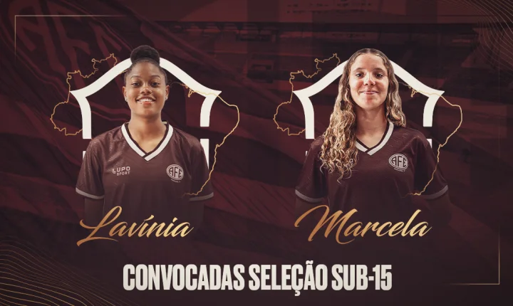 Duas jogadoras das Guerreirinhas Grenás são convocadas para a Seleção Brasileira Sub-15