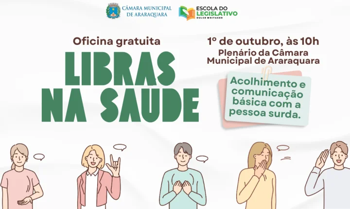 Escola do Legislativo promove oficina sobre Libras no atendimento de saúde