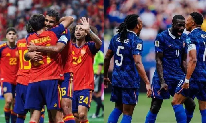 Espanha e França em rota de colisão no lado mais difícil do mata-mata da Copa do Mundo