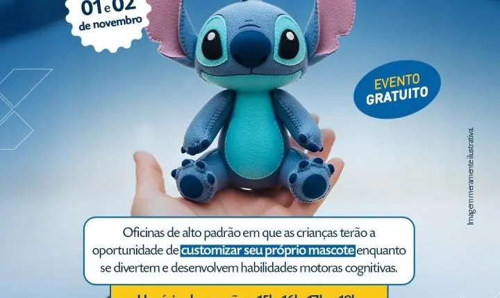 Fábrica de Mascotes une diversão e habilidades no Shopping Jaraguá