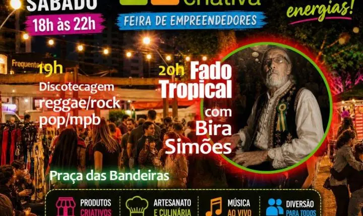 Feira Aqa Criativa une fado tropical e discotecagem na Praça das Bandeiras