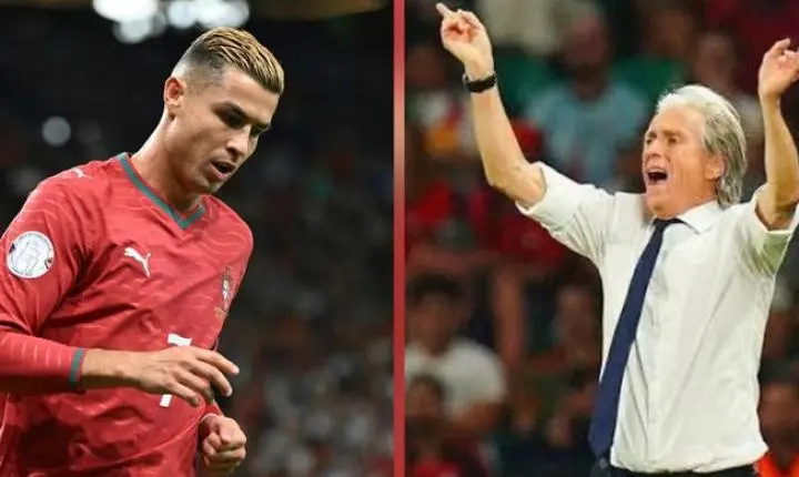 Jorge Jesus escala Cristiano Ronaldo na estreia e Portugal vence País de Gales