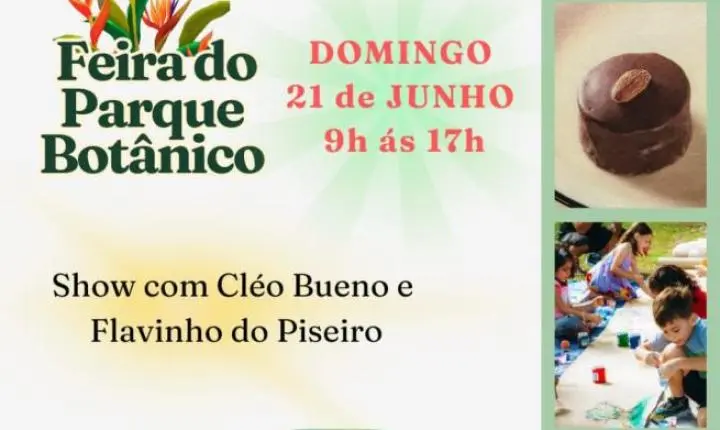 Feira do Parque Botânico em Araraquara, organizada pelo Coletivo Origens, oferece música e troca de figurinhas no domingo (21)
