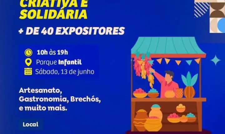 Feira de Economia Criativa e Solidária em Araraquara terá 50 expositores no Parque Infantil