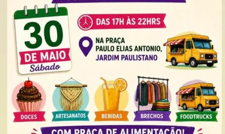 Feira “Sabores & Mimos” acontece neste sábado (30) no Jardim Paulistano