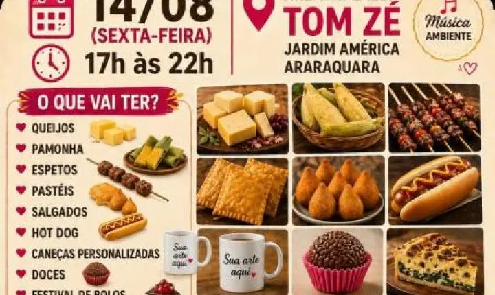 Feira Sabores & Mimos traz festival de fatias para Araraquara nesta sexta-feira