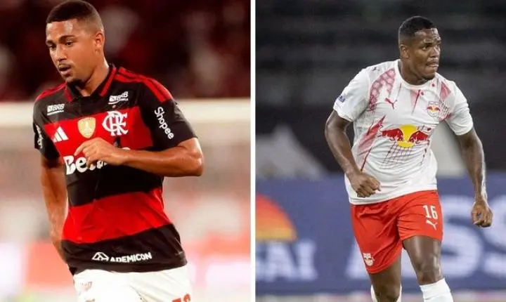 Flamengo e Bragantino duelam pelo brasileirao no maracanã