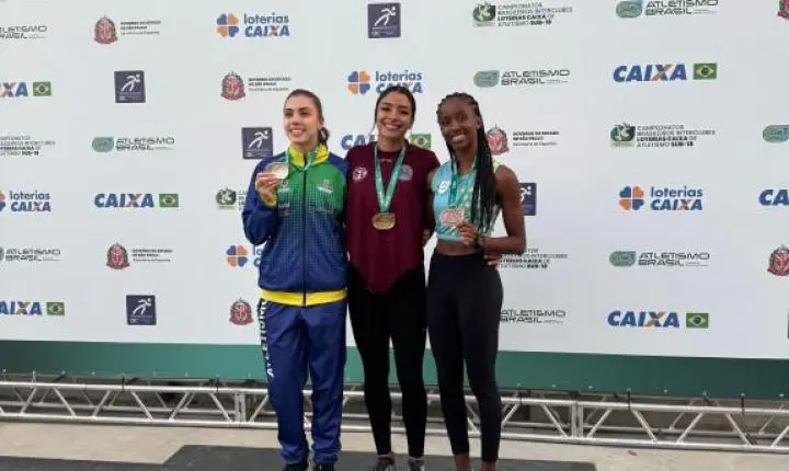 Yasmmin Andrades brilha no Brasileiro Sub-18 de Atletismo com ouro e prata
