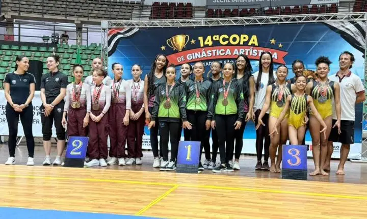 Fundesport Araraquara conquista 3º lugar na Copa Estadual de Ginástica Artística 2026