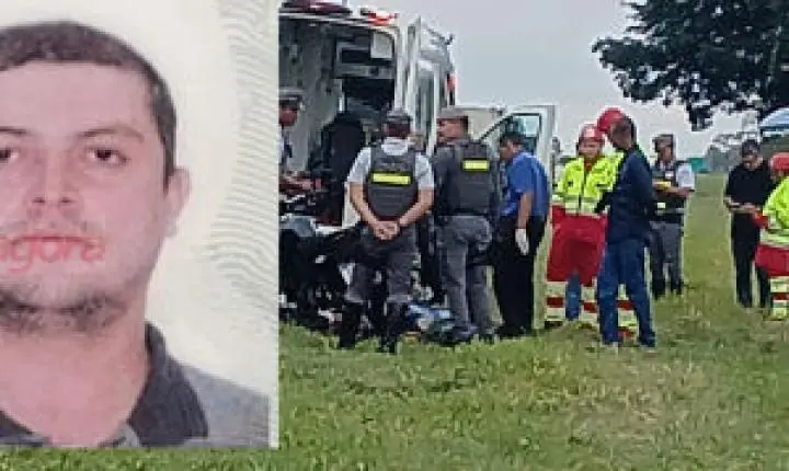Funerária busca familiares de motociclista colombiano morto na SP-310