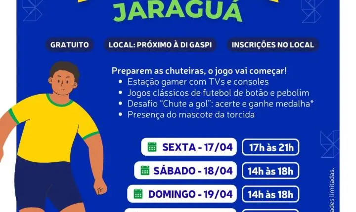 Futebol, jogos e desafios: Arena Jaraguá é atração no Shopping Jaraguá Araraquara