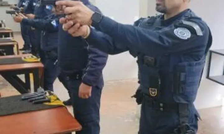 Guarda civil municipal de ibaté realiza instrução de tiro para efetivo