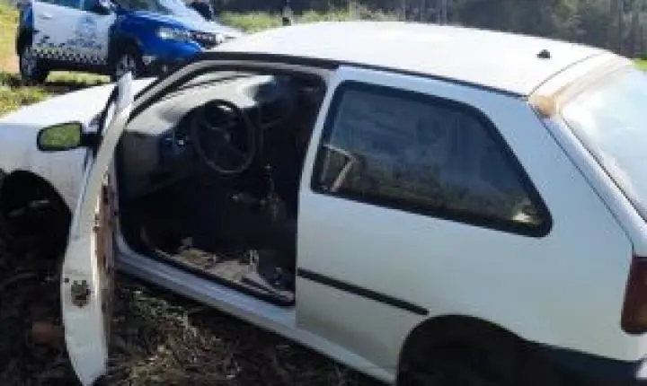 Guarda Municipal recupera VW Gol furtado e depenado no Cidade Aracy