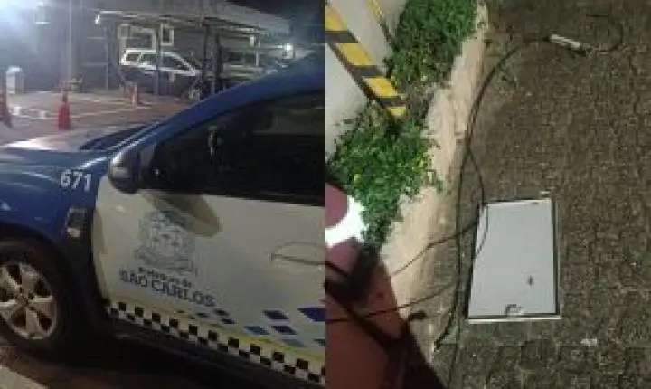 Guarda Municipal detém homem por furto de fiação em São Carlos