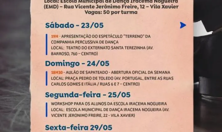 Jam session une sapateadores e músicos em evento de dança e música