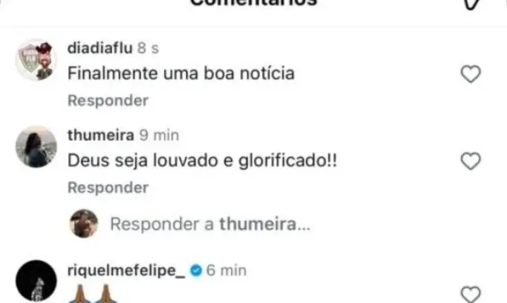 Joia do Fluminense comemora demissão de Luis Zubeldía nas redes sociais