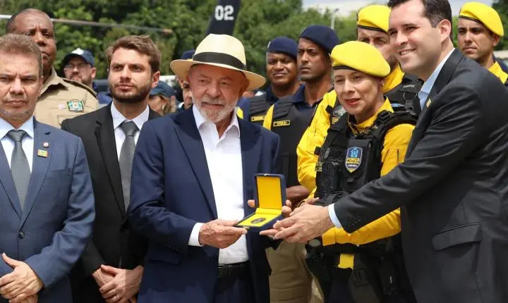 Lula rebate Trump em evento de segurança pública no Rio de Janeiro