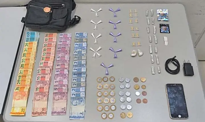Adolescente suspeito de tráfico de drogas é detido no Jardim das Hortências