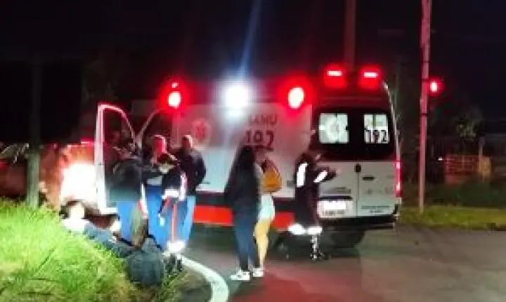 Motoboy ferido em colisão na Washington Luís em São Carlos