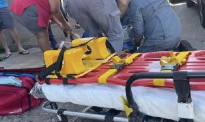 Motociclista se fere em colisão com carro no Jardim São Paulo