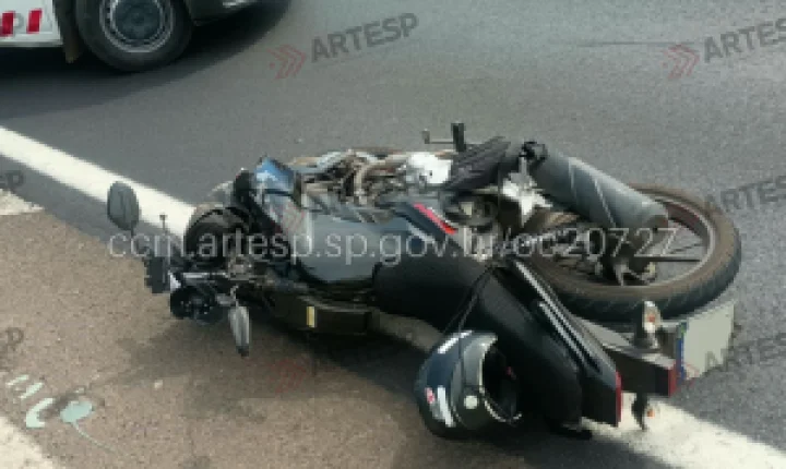 Acidente na Washington Luís deixa um motociclista morto em Cordeirópolis