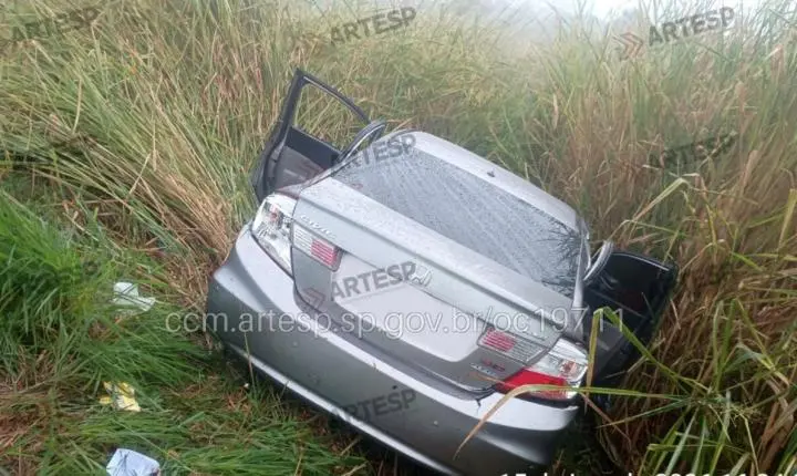 Mulher morre em acidente na Washington Luís, em Santa Gertrudes, após carro aquaplanar