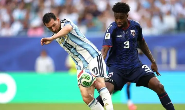 Argentina vence Cabo Verde na prorrogação com brilho de Messi