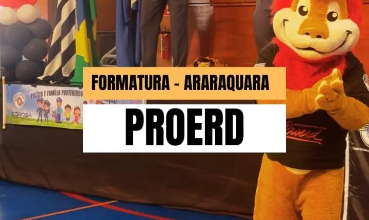 Formatura do PROERD em Araraquara celebra formação de 800 alunos