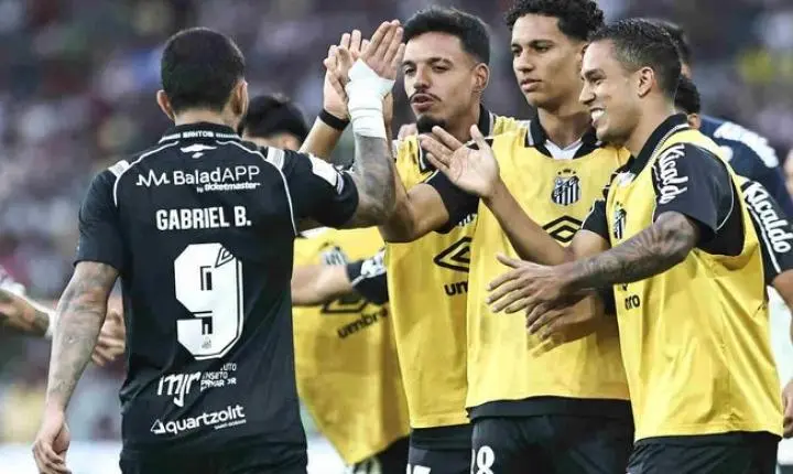 Neymar brinca com elenco do Santos e chama o time de Inter Miami do Brasil