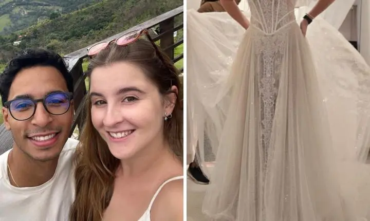 Noiva ganha vestido de noiva após empresa fechar às vésperas do casamento