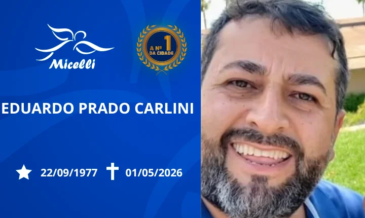 O GRUPO MICELLI COMUNICA O FALECIMENTO DO SR. EDUARDO PRADO CARLINI.