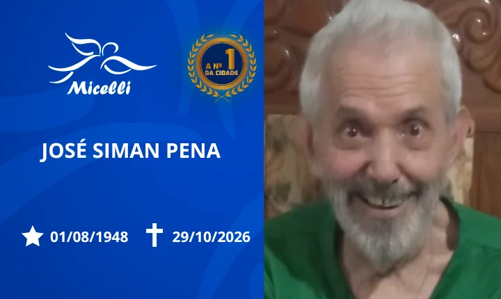 O GRUPO MICELLI COMUNICA O FALECIMENTO DO SR. JOSÉ SIMAN PENA