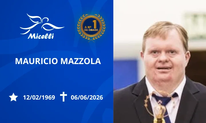 O GRUPO MICELLI COMUNICA O FALECIMENTO DO SR. MAURICIO MAZZOLA.
