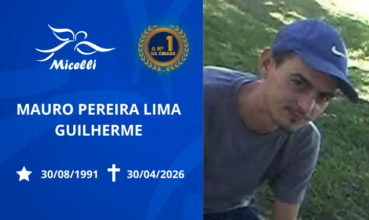 O GRUPO MICELLI COMUNICA O FALECIMENTO DO SR. MAURO PEREIRA LIMA GUILHERME.