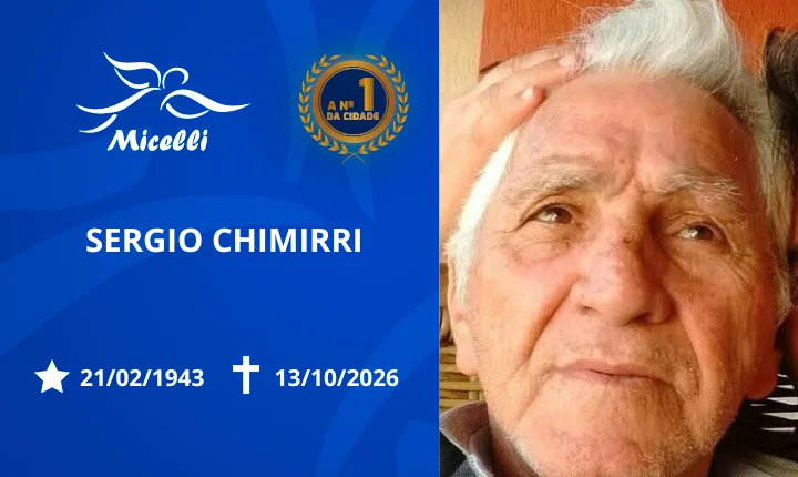 O GRUPO MICELLI COMUNICA O FALECIMENTO DO SR. SERGIO CHIMIRRI.