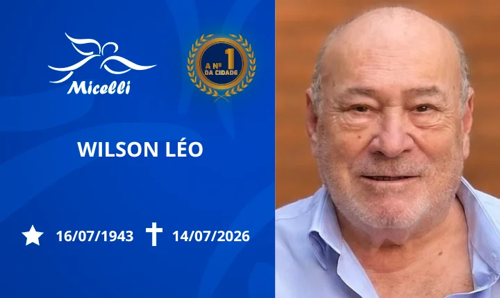 O GRUPO MICELLI COMUNICA O FALECIMENTO DO SR. WILSON LÉO.