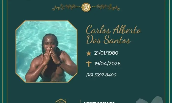 O Grupo Sinsef comunica o falecimento do Sr. Carlos Alberto dos Santos 
