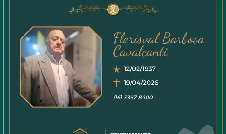 O Grupo Sinsef comunica o falecimento do Sr. Florisval Barbosa Cavalcanti 