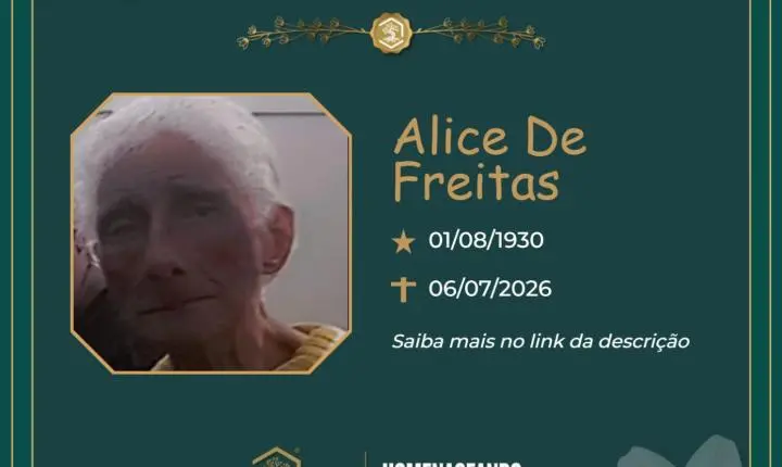 O Grupo Sinsef se despede da Sra. Alice Freitas