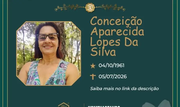 O Grupo Sinsef se despede da Sra. Conceição Aparecida Lopes da Silva