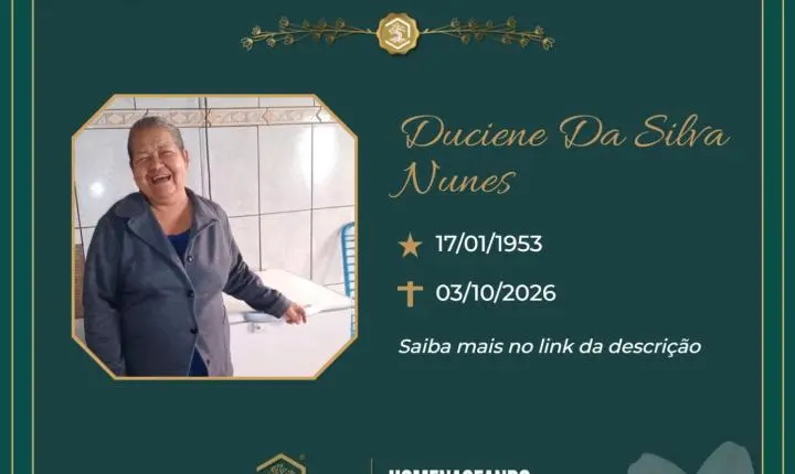 O Grupo Sinsef se despede da Sra. Duciene da Silva Nunes